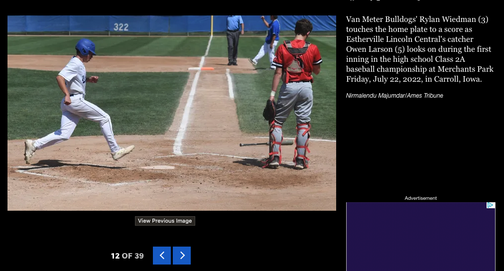 Any Iowa high school umpires in here? (Question about doublebase at 1B